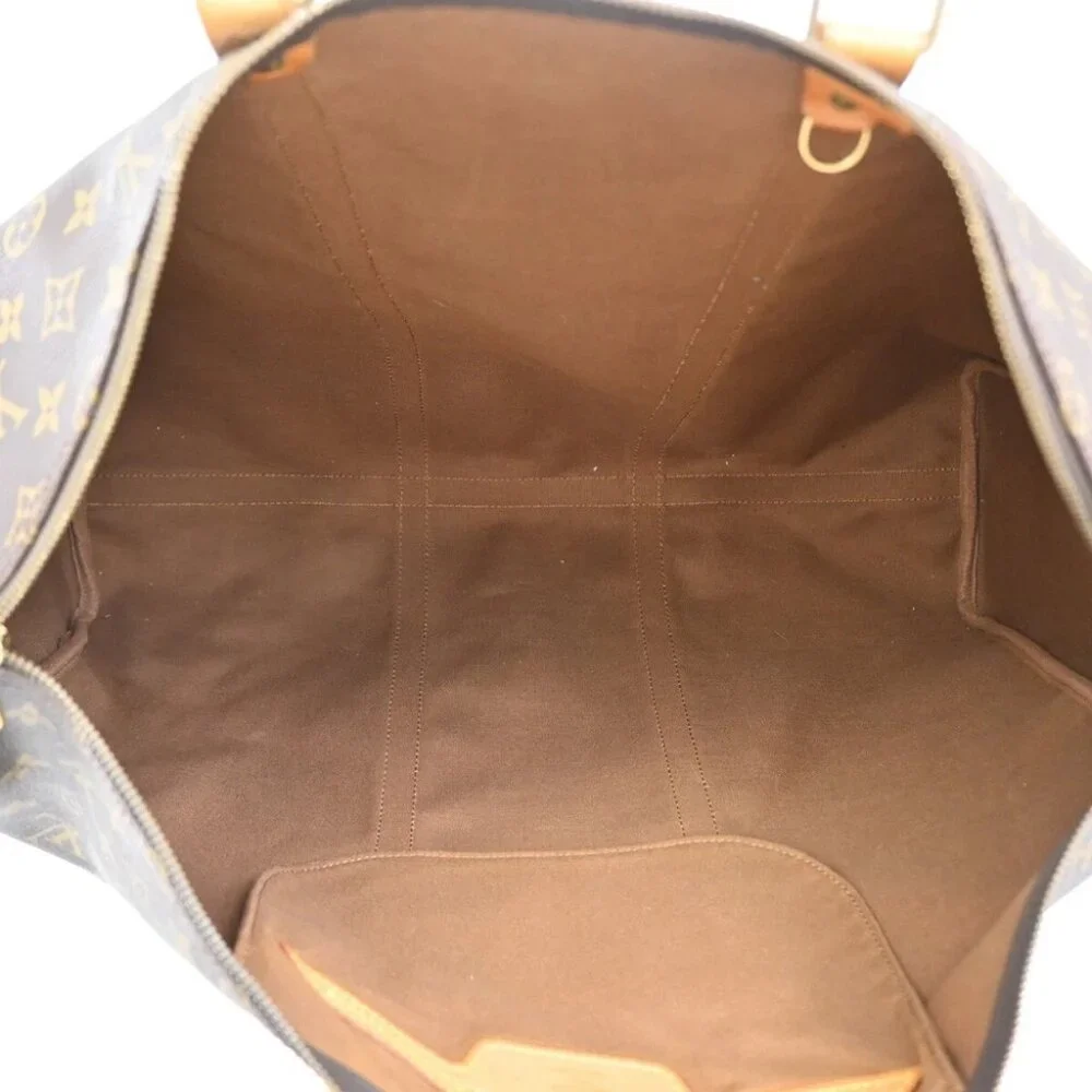 LOUIS VUITTON Flanerie 50 Shoulder Bag Monogram Leather Brown